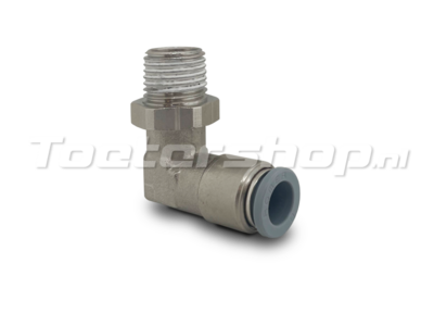 8mm-1/4 BSPT haakse insteekkoppeling