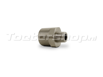 Verloop 1/8 BSPT naar 3/8 BSPT